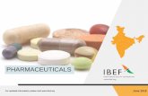 PHARMACEUTICALS - IBEF · The biggest export destination for Indian pharma product is the US. In FY18, 31 per cent of India’s pharma exports were to the North America, followed