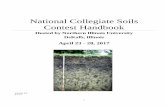 National Collegiate Soils Contest Handbook2017ncsc.weebly.com/uploads/9/2/6/6/92664796/... · Field Book for Describing and Sampling Soils, 3.0 (Schoeneberger et al., 20version :