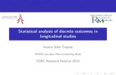 Statistical analysis of discrete outcomes in longitudinal ...eprints.ncrm.ac.uk/1375/1/ist250610.pdf · rdanieg: the phaonmneal pweor of the hmuan mnid. Aoccdrnig to a rsceearch taem