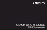 15.6” Notebook - Viziocdn.vizio.com/documents/downloads/pc/CN15A2/QSG_CN15A2.pdfShould VIZIO elect to exchange a computer due to a covered defect during the warranty period, the