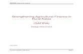 Strengthening Agricultural Finance in Rural Areas (SAFIRA) · 2019-12-11 · SAFIRA (Value Chain Finance) ... 2.6 Lessons from agricultural finance initiatives in Indonesia ... "Agriculture