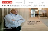 Nordicum Real Estate Annual Finland 2017 · Nevertheless , most of the hotel patrons are still Finns – Kemppainen estimates the share of international guests at 20%. “While there