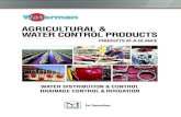 AGRICULTURAL & WATER CONTROL PRODUCTS...AGRICULTURAL & WATER CONTROL PRODUCTS PRODUCTS AT-A-GLANCE WATER DISTRIBUTION & CONTROL DRAINAGE CONTROL & IRRIGATION. 2 CAST IRON CANAL GATES–C-10