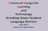 Universal Design for Learning and Technology …montgomeryschoolsmd.org/uploadedFiles/departments/hiat...Universal Design for Learning and Technology Breaking Down Student Language