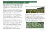 Sustainable Forest Management - Alberta · Sustainable Forest Management: 2013 Facts & Statistics The area where LFN reforestation methods were used remained relatively constant over