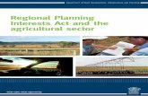 Regional Planning Interests Act and the agricultural sector · Regional Planning Interests Act The boom in resource exploration, extraction and production in Queensland has led to