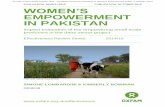 Women's Empowerment Project in Pakistan, 2014 - Evaluationdoc.ukdataservice.ac.uk/doc/...womens_empowerment... · Shazia Sarwar, Abbas Kahlid and . Shams ud Din Chishti. from Doaba