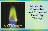 Molecular Geometry and Chemical Bonding Theory · 2019-12-25 · Bonding Pairs 2 3 2 Number of Non-bonding Pairs (E) 0 0 1 Molecular Shape AX 2 Linear AX 3 Trigonal Planar (e.g.,