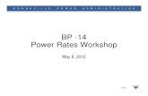 BP-14 Power Rates Workshop · BP-14 Power Rates Workshop : Predecisional - For Discussion Purposes Only. May 8, 2012. Slide 6. B O N N E V I L L E P O W E R A D M I N I S T R A T