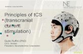 Principles of tCS (transcranial current · I work for Starlab and Neuroelectrics. Neuroelectrics is a Starlab Spin-off (2011), child also of FET Open project HIVE (hive-eu.org) Barcelona