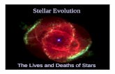 stars lives and deaths - University of Florida · 2007-11-19 · Stellar Evolution The Lives and Deaths of Stars. Protostars. These objects radiate energy away in the form of light.