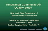 Tonawanda Community Air Quality Study...Tonawanda Community Air Quality Study New York State Department of Environmental Conservation National Air Monitoring Conference November 4,