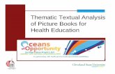Thematic Textual Analysis of Picture Books for …aahperd.confex.com/aahperd/2011/webprogram/Handout...Thematic Textual Analysis Step 1 Become familiar with the data. Step 2 Generate