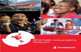 2018 Public Accountability Statement - Scotiabank · management and private banking, corporate and investment banking, and capital markets. With a team of more than 97,000 employees