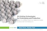 3D Printing Technologies for Prototyping and Production€¦ · D Printing Technologies or Prototyping and Production rot ab 999–2015 Prot abs nc. 554 ionee ree r. apl lain 5535