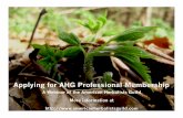 Applying for AHG Professional Membership · Applying for AHG Professional Membership A Webinar of the American Herbalists Guild ... David Winston Michael Tierra Because you support