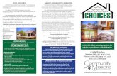 CHOICES offers housing options for ... - Community Missions Brochure.pdftoward housing costs (including rent). Non-disabled roommates, spouses, children, etc., may live with the tenant,