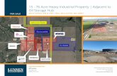 15 - 76 Acre Heavy Industrial Property | Adjacent to Oil ...€¦ · FOR SALE 30220 RANCHO VIEJO ROAD SUITE A San Juan Capistrano, CA 92675 701.428.1243 15 - 76 Acre Heavy Industrial