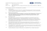 Audit and Assurance Committee Date: 18 June 2014 Item 14 ... · Audit and Assurance Committee Date: 18 June 2014 Item 14: TfL Statement of Accounts for the Year Ended 31 March 2014