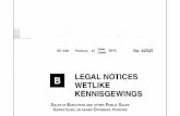 LEGAL NOTICES WETLIKE KENNISGEWINGS...2019/06/14  · Vol. 648 . June Pretoria, 14 Junie 2019 No. 42525 LEGAL NOTICES WETLIKE KENNISGEWINGS SALES IN EXECUTION AND OTHER PUBLIC SALES