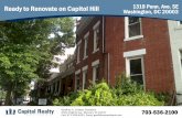 Ready to Renovate on Capitol Hill 1318 Penn. Ave. …...Ready to Renovate on Capitol Hill 1318 Penn. Ave. SE Washington, DC 20003 Geoffrey G. Lindsay, President 2032 Virginia Ave.,