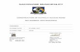 Bid Doc Construction of Kuthula Access Road Doc... · 2017-03-21 · page 5 mbd1 invitation to bid you are hereby invited to bid for the construction of kuthula access road to the