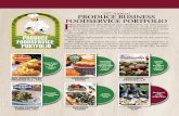 Annual PRODUCE BUSINESS FOODSERVICE PORTFOLIO F · The Eighteenth Annual Produce Business Foodservice Portfolio is filled with fresh ideas for using fresh product. Use the portfolio