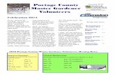 Portage County January 2016 Master Gardener Volunteers · Portage County Master Gardener Volunteers Meeting Minutes ----- November 23, 2015 Preceding the meeting, PCMGVs (and guests)