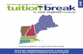 for new england residents - Home | New England Board of ... · The New England Board of Higher Education (NEBHE) Tuition Break – officially known as the New England Regional Student