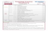 Training Course Directory · 2014-01-14 · 2 Food Safety training courses; Level 3 Award in Food Safety (Manufacturing or Catering); CIEH Aim: To help supervise food handlers’