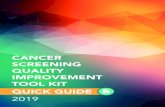 CANCER SCREENING QUALITY IMPROVEMENT …...Cancer Screening Data Reports and Data Cleaning Pen CAT provides bowel, breast and cervical screening reports and these can be found under