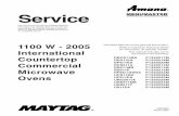 Service · 2 16025963 ©2005 Maytag Services Important Information Important Notices for Servicers and Consumers Maytag will not be responsible for personal injury or property damage