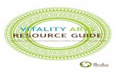 VITALITY ARTS RESOURCE GUIDE - Americans for the Arts · VITALITY ARTS RESOURCE GUIDE Inspiration, Research and Organizations Leading the Field of Creative Aging