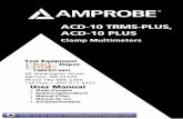 ACD-10 TRMS-PLUS, ACD-10 PLUS - Test Equipment Depot · 2018-12-10 · The ACD-10 PLUS and ACD-10 TRMS-PLUS are digital clampmeters that measure both AC and DC voltage, AC current,