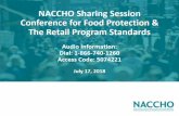 PowerPoint Presentation - NACCHO...The Food Code’s joint a對gency letter, signed by FDA-CDC-USDA, also goes for clearance at the Departmental level. \爀ꀀ屲Once the Food Code