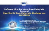 Safeguarding Europe's Raw Materials Demand How the EU Raw ... · ENTR F3ENTR G3 Background, aim and structure EU “Raw Materials Initiative” •Aim: securing sustainable supplies