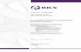 This is to certify that · 2020-01-24 · Keith Pattinson Limited RICS Firm Number: 005499 Is a member of the RICS Client Money Protection Scheme Executive Director for the Profession
