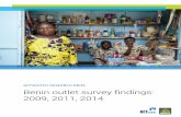 ACTWATCH RESEARCH BRIEF Benin outlet survey …...Suggested Citation: Benin Outlet Survey Findings 2009-2014. (2016) ACTwatch Research Brief. Population Services International and