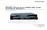 SN-DTA™ Single/Dual-Port ISDN BRI VoIP Terminal Adapter · 2013-07-17 · SN-DTA™ Single/Dual-Port ISDN BRI VoIP Terminal Adapter User Manual Sales Office: +1 (301) 975-1000 Technical