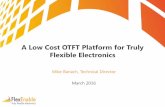 A Low Cost OTFT platform for Truly Flexible Electronics Chapter/PDF and Images/240316_ BASID... · Activating surfaces with flexible displays and sensors Mobile Devices Wearables