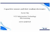 Aarne Oja VTT Information Technology Microsensingeducypedia.karadimov.info/library/luennot.pdf · • Capacitive sensors based on loss factor measurement • Resonating capacitive