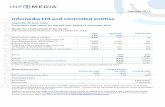 Infomedia Ltd and controlled entities - ASX · Infomedia Ltd and controlled entities Appendix 4D (rule 4.3A) Preliminary final report for the half year ended 31 December 2016 Results