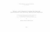 Source and Channel Coding for Speech Transmission and ...Source and Channel Coding for Speech Transmission and Remote Speech Recognition A dissertation submitted in partial satisfaction