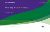The Big Conversation · Introduction - The Big Conversation As a Council, we have taken a fresh approach to our budget consultation and engagement in 2018/19; involving our communities,