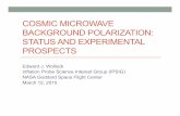 COSMIC MICROWAVE BACKGROUND POLARIZATION: STATUS …€¦ · from atmospheric and solar neutrino oscillation data is ~58 meV... K.N. Abazajian, et al., “Neutrino physics from the
