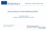 International Credit Mobility(ICM) ICM_ NEO.pdf · International Credit Mobility in brief •Short-term higher education mobility •For students and PhD candidates (3-12 months)