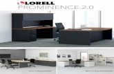 PROMINENCE 2 · The Prominence 2.0 office suite’s elegant design, superior construction, and versatility is a step above all others. With a large palette of finishes to choose from