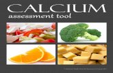 assessment tool - WordPress.com · 2014-04-08 · Calcium Assessment Tool • page 2 Calcium Assessment Tool Serving sizes Use the following measurements as a guide for estimating