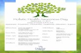 Holistic Health Awareness Day - cerritos.edu health...Holistic Health Awareness Day September 11, 2017 A Day of Ample A.P.P.L.E.S. Awareness • Prevention • Partnership • Leadership