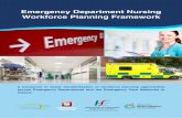 Emergency Department Nursing Workforce Planning Framework 1 EMERGENCY MEDICINE Emergency Department
